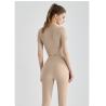 Buy cheap 2023 New Yoga Clothing Set Summer Fashion Fine Thread Outside to Wear Fitness Running Sportswear Set Two-Piece from wholesalers