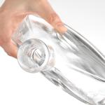 Sealing Type Thick Bottom Flat Whisky Bottles for Cosmetics Industry Glass