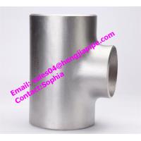 Buy cheap DIN2615 Stainless steel 1.4301 reducing tee/ pipe tee product