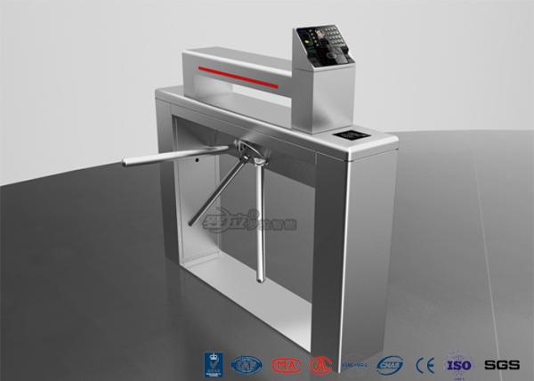 Buy cheap Entry Systems Access Control Turnstiles with Led Display , Road Barcode Electric Turnstile from wholesalers