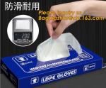 kitchen cooking barbecue plastic gloves pe disposable gloves waterproof