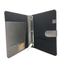 Buy cheap Leather 6 Ring Binder Customize Office 100gsmwall Hanging File Folders A4 210 product