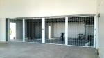 Lateral Automatic Sliding Security Shutters Motorized Stainless Steel Grille