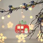 2024 New wooden Christmas decorations Christmas decorative lights