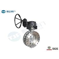 Buy cheap Double Flanged Double Offset Butterfly Valve For Chemical / HVAC Industry product