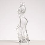Glass Products 500ml Female Vodka Glass Whisky Red Wine Bottle for Cosmetics