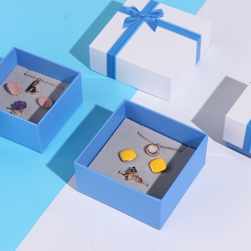 Necklace Earring Jewelry Packaging Gift Paper Box