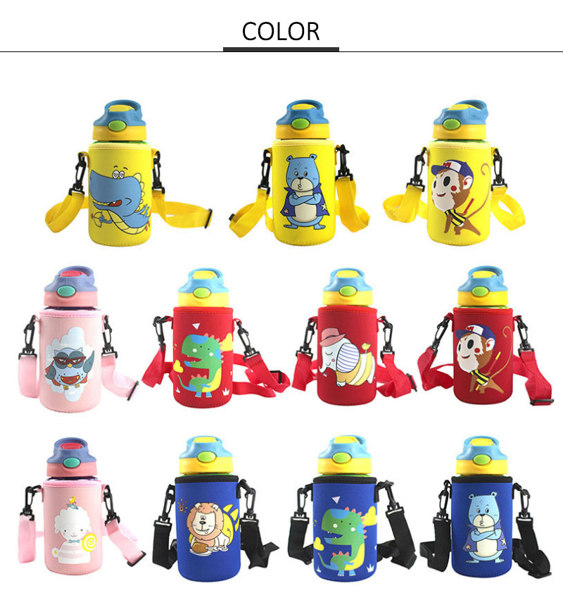 L7.2*H12cm Neoprene Water Bottle Sleeve For Outdoors