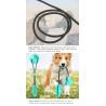 Buy cheap Elastic Dog Chew Teeth Cleaner Toy / Food Dispensing Dog Suction Pull Toy OEM 400mm from wholesalers