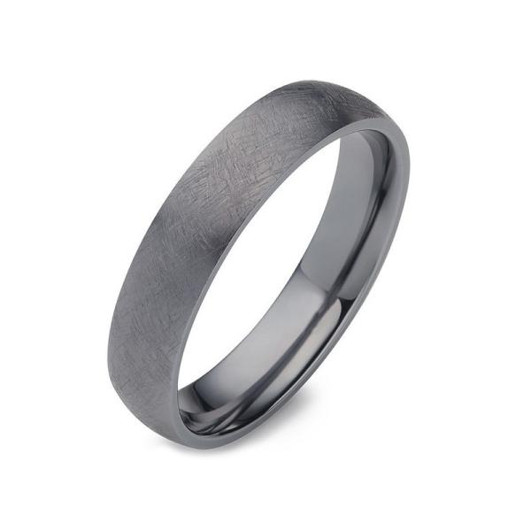 Matt Finish Pure Tantalum Men's Wedding Band Alin Romantic Starry Sky Wedding