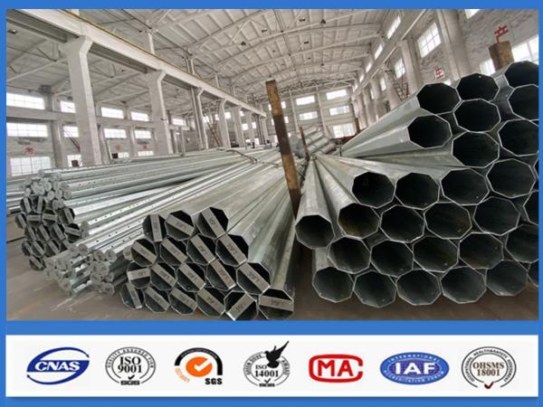High Tensile Strength Electric Steel Pole 355Mpa With Corrosion Resistance And