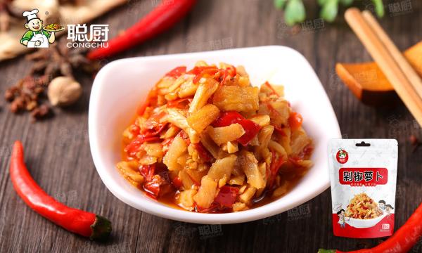 Buy cheap Seasoned Freezer Friendly Side Dishes 130g Chinese Spicy Pickled Radish from wholesalers
