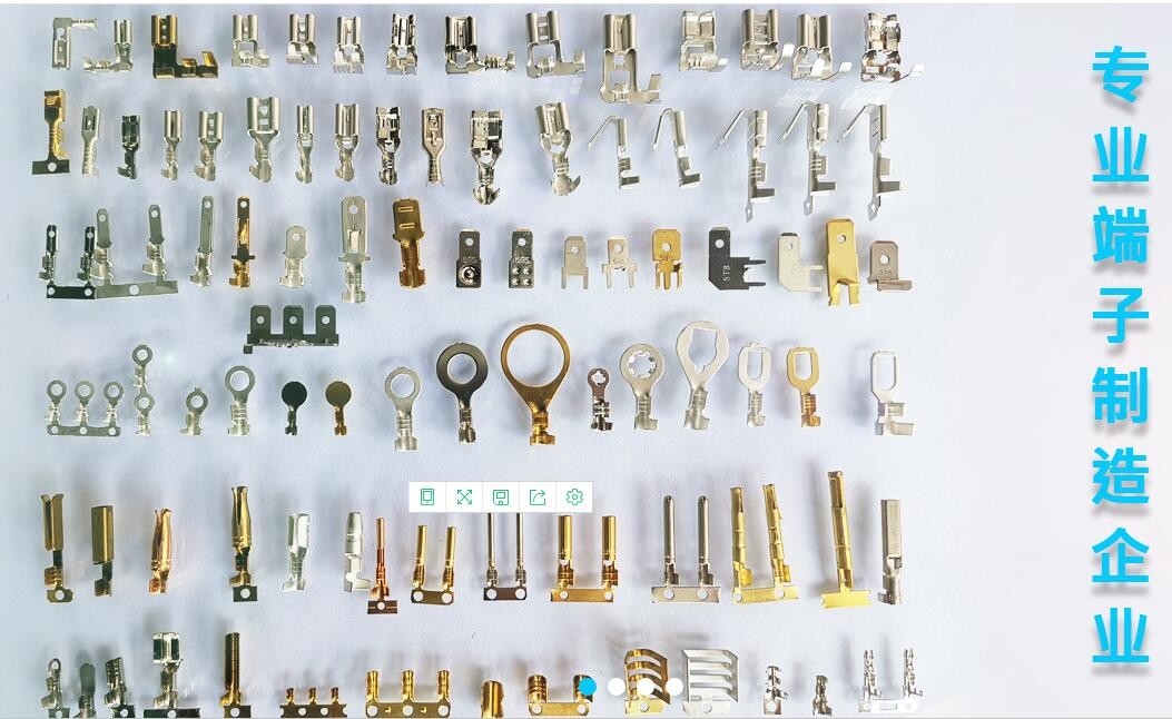 Motor Connector Automotive Crimp Terminals Brass Corrosion Resistance