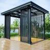 Buy cheap 4x4m Chinese Style Gazebo Outdoor Courtyard Flat Roof Aluminum Pavilion from wholesalers