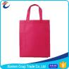 Buy cheap Non Woven Fabric Shopping Bags Beautiful Red Color With Simple Design from wholesalers