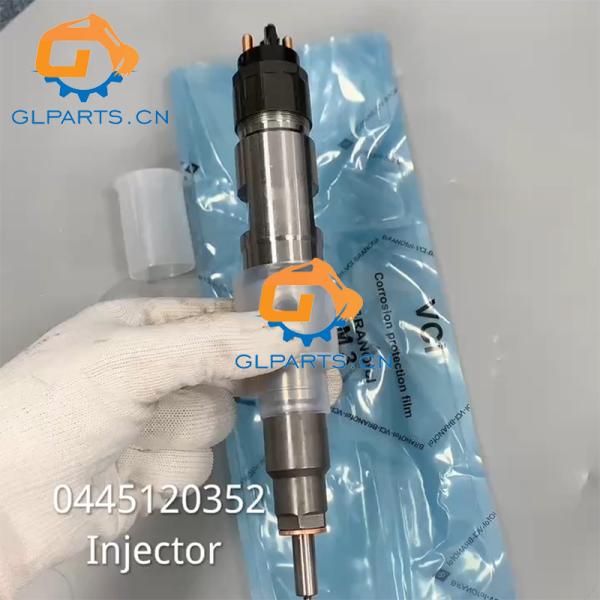 Buy cheap Diesel Fuel Injector Excavator Injector Excavator Spare Parts 0445120352 from wholesalers