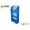 Buy cheap 3 Tiers Corrugated Cardboard Floor Displays Stand With Customized Color Print from wholesalers