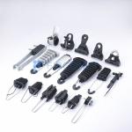FTTH Nylon and Metal Flat Wire Fiber Optic Cable Clamp with Flexible Nylon