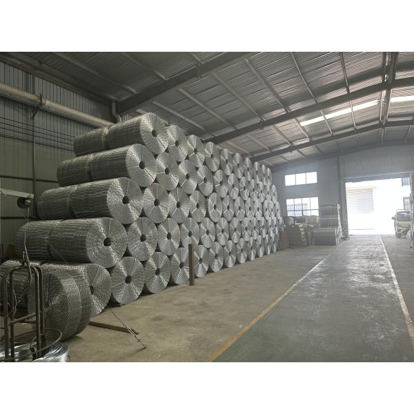 Durable 2.8mm Welded Galvanized Wire Pipeline Reinforced Mesh For Oil And Gas