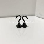 Sintered NdFeB Hook Magnet, N35,16KGS, Permenent Hook Magnets in Black Color