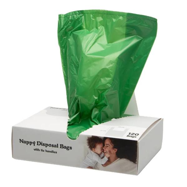 Buy cheap 3g Disposable Plastic Diaper Garbage Bags T-shirt Bag Nappy Sacks Bags from wholesalers