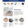 Buy cheap 18 Gauge Handmade Kitchen Sink Apron Install Double Bowl Undermount from wholesalers