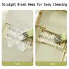 Buy cheap Multipurpose Cutlery Cleaner Brush 11cm Guard Handle Kitchen Hand Protection Cleaning Brushes from wholesalers