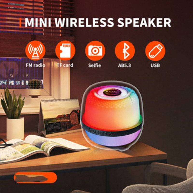 1800MAh Mini Wireless Portable Bluetooth Speaker Music Player For Home