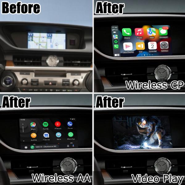 Lexus ES ES350 ES250 ES300h wireless carplay android auto screen mirroring box