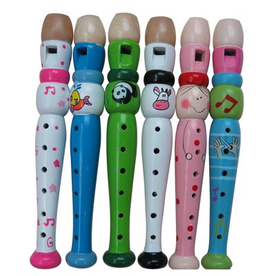 Buy cheap 6 hole Cartoon wood recorder / toy flute/ Music Toy / Orff instruments / Promotion gift AG-PC1-7 from wholesalers