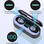 TWS Power Bank Earphone Earbuds Wireless Bluetooth 5.0 IPX7 Waterproof