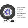 Buy cheap PE Sheath 12 Core Anti Termite Cable , GYXTY04 Overhead Cable Laying from wholesalers