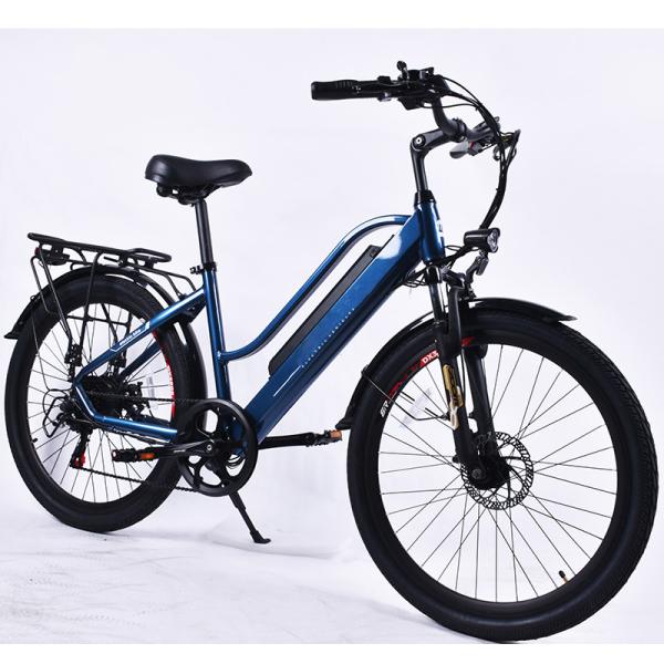 Buy cheap 36V City Commuter Electric Bike , 7Speed Rustless Electric Bike City Cruiser from wholesalers