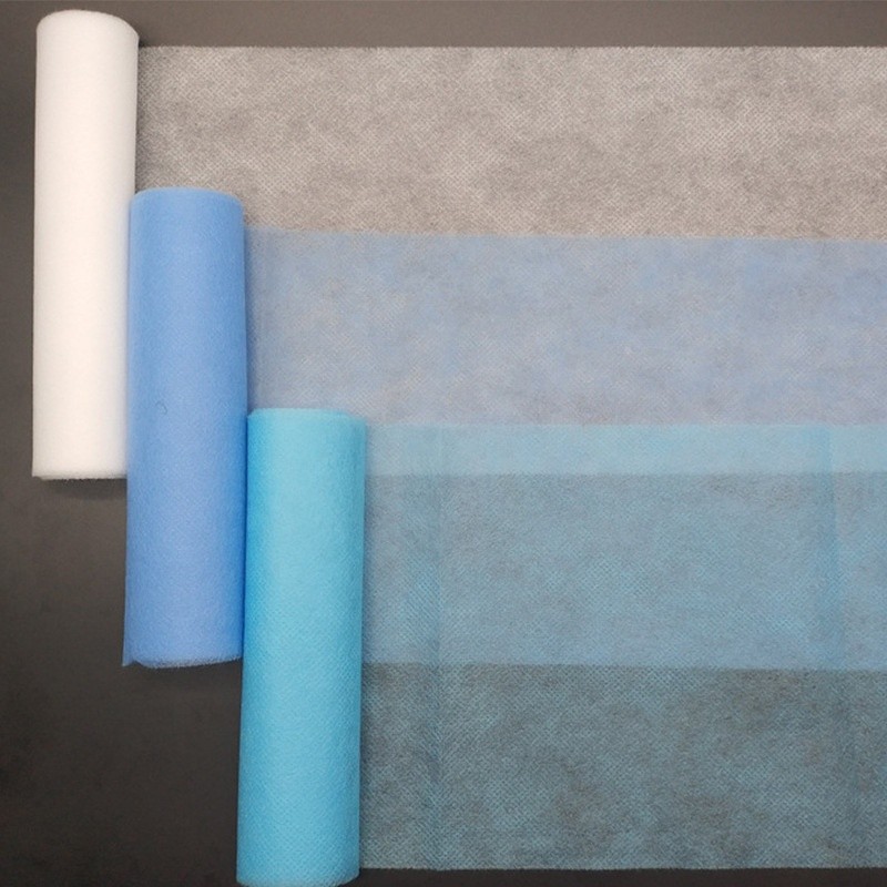 White color 100 pp 25 gsm and 50gsm KN 95 face mask non woven fabric