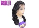 Peruvian Full Lace Human Wigs Pre Plucked Hairline Body Wave Wig In HD Top Lace