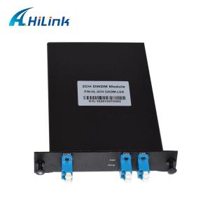 China 1310nm 2ch Optical Add Drop Multiplexer Dwdm Add Oadm Mux Demux Dwdm on sale
