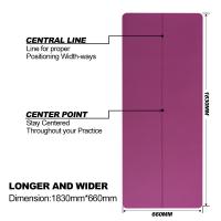 Buy cheap Soft Natural Fitness Yoga Mat / Cool Toxic Free Lightweight Yoga Mat product