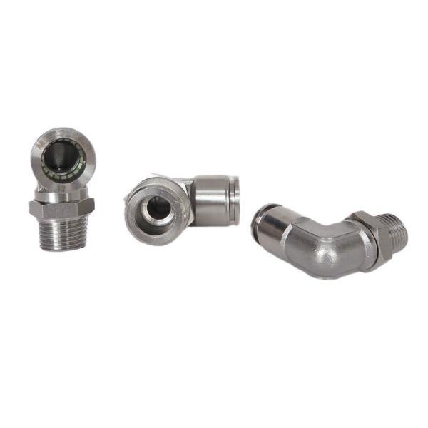 Stainless Steel Pneumatic Air Fittings 1/8 3/4 BSPT BSPP NPT Male Thread