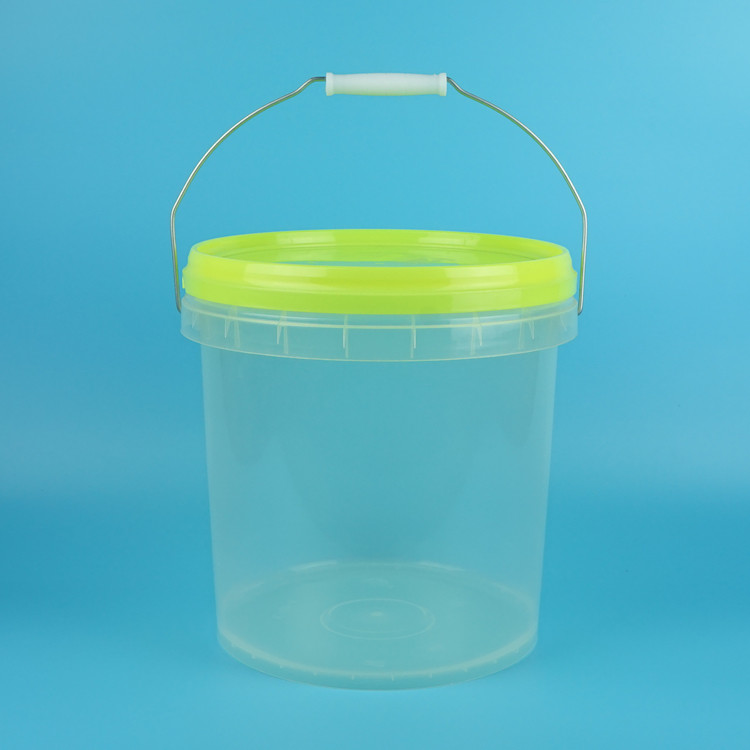 High Transparent Food Grade Square Plastic Bucket 10L 5L
