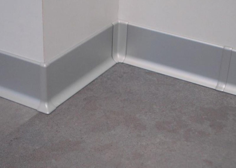 Waterpoof Stainless Steel Clip On Skirting Board Skirting Board Tiles Bathroom