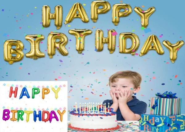 Buy cheap 16 Inch 3D Aluminum Foil Happy Birthday Alphabet Balloons from wholesalers
