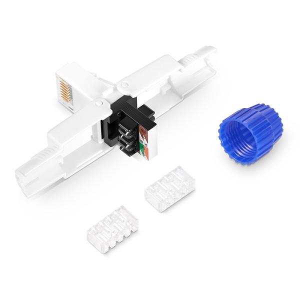 Buy cheap Professional Utp Cat6A Toolless RJ45 Male Connector Keystone Jack by Exact Cables from wholesalers
