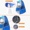 Buy cheap 120*120*170CM Lightweight Portable Blue Transprent Waterproof Polyester Pop Up Sports Tents from wholesalers