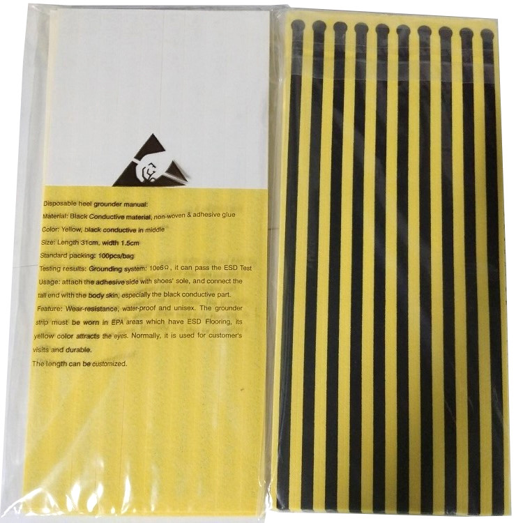 30x1.5cm Disposable Anti Static ESD Grounding Heel Strap