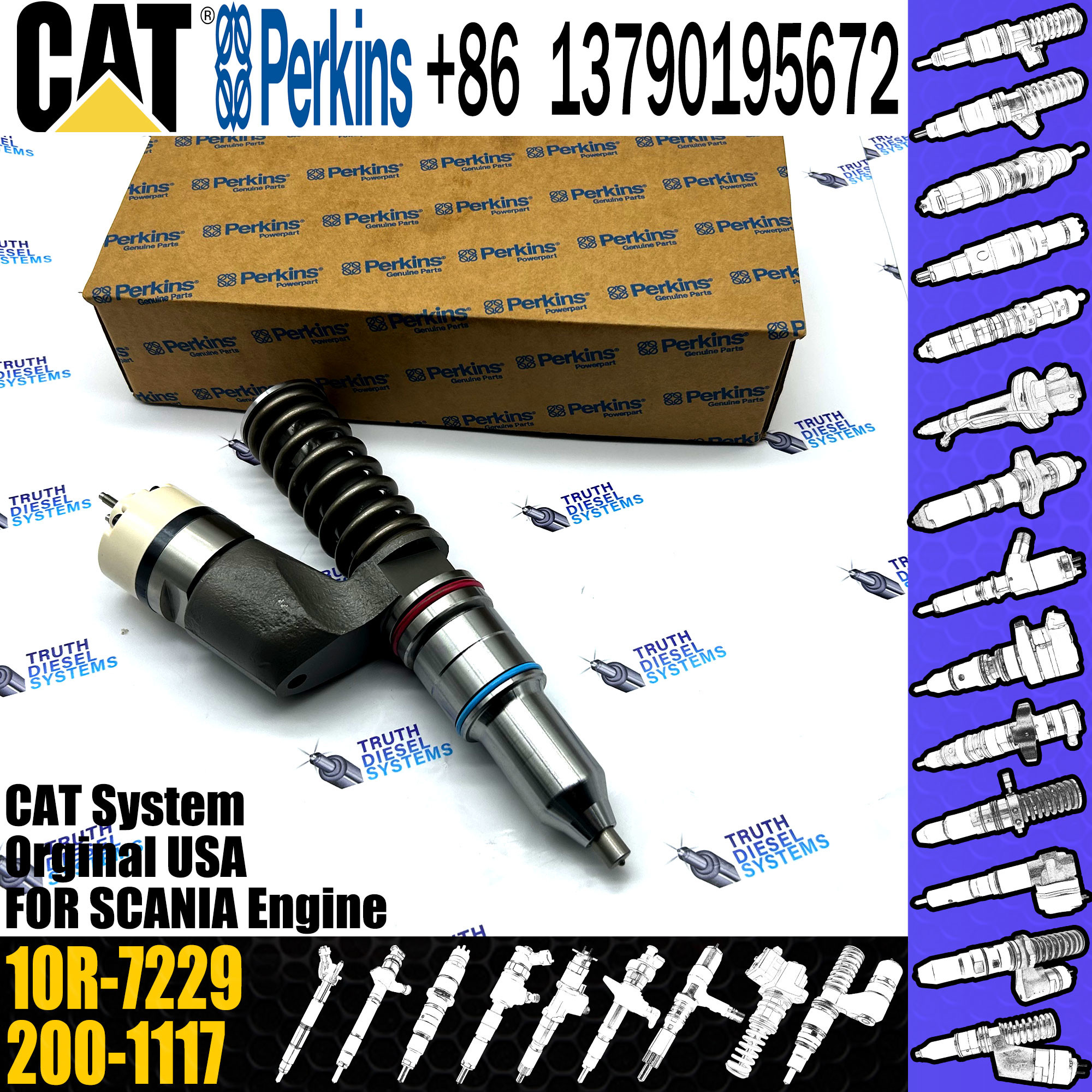 C15 Fuel Injector Assembly 211-3025 253-0615 374-0750 10R-1000 10R-3264 10R-7229 200-1117 229-5919 235-1400 235-1401