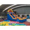 Buy cheap Professional Fireproof Double Water Slide With Splash Pool 3 Years Warrenty from wholesalers