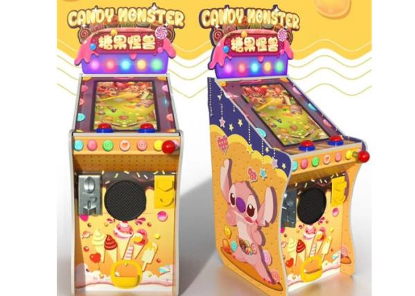 Buy cheap 19 Inch Pinball Game Machine , Candy Monster Kids Pinball Machine from wholesalers