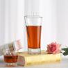 Buy cheap 200ml Flat Square Rectangle Flint Glass Liquor Wine Whisky Tequila Bottle With Glass Cork from wholesalers