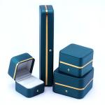 10*10*5.5cm Handmade Luxury Leather Jewelry Box for End Accessories Made in