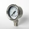 Buy cheap KL1.6 Liquid Filled Oil Pressure Gauge 40mm 5 Bar Dry Pressure Gauge from wholesalers